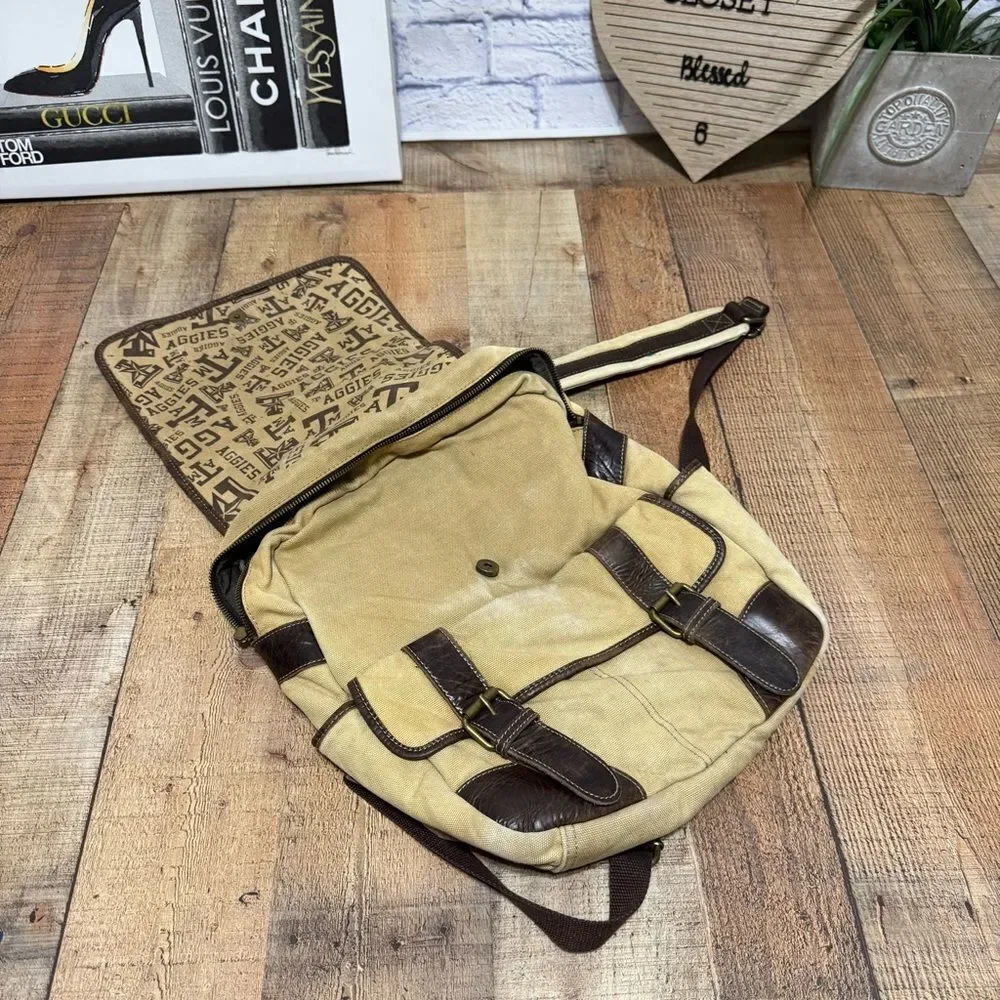 Fossil ATM aggies backpack A&M **has flaws** rare hard to find